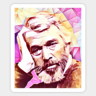 Thomas Carlyle Pink Portrait | Thomas Carlyle Artwork 13 Magnet